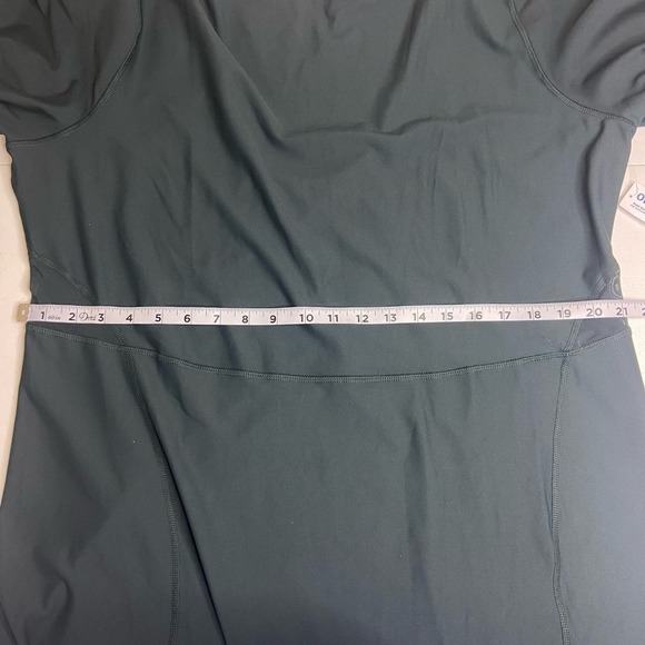 Old Navy Plus Size 3X Powersoft Go-dry Green Long Sleeve Active Bodysuit NWT - Picture 13 of 16